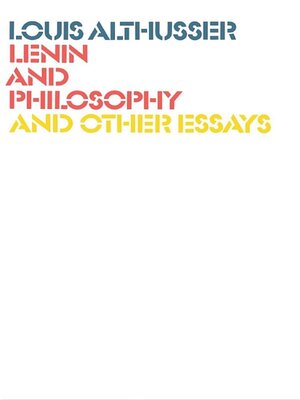 cover image of Lenin and Philosophy